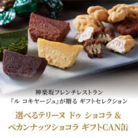 選べるテリーヌ ドゥ ショコラ ＆ ペカンナッツショコラ ギフトCAN缶